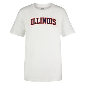 Image of ILLINOIS ARCH YOUTH T-SHIRT -  white