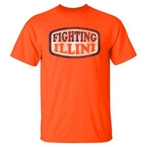 Image of ILLINOIS FIGHTING ILLINI ARCH T-SHIRT - orange (SKU: 159804964000052) Image of ILLINOIS FIGHTING ILLINI ARCH T-SHIRT - orange
