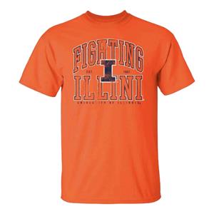 Image of UNIVERSITY OF ILLINOIS FIGHTING ILLINI 1867 T-SHIRT -  orange