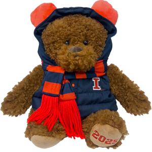Image of Illini Holiday Bear 2025