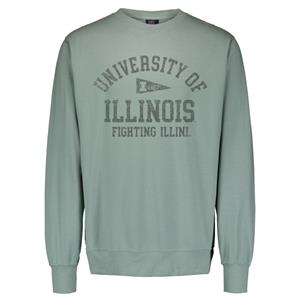 UNIVERSITY OF ILLINOIS FIGHTING ILLINI 1867 CREWNECK SWEATSHIRT -  greenstone