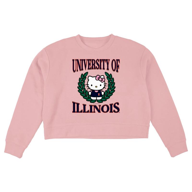 Image of Illinois Hello Kitty Two Ways Womens Midi Crew (SKU 159820634000061) Image of Illinois Hello Kitty Two Ways Womens Midi Crew (SKU 159820634000061)