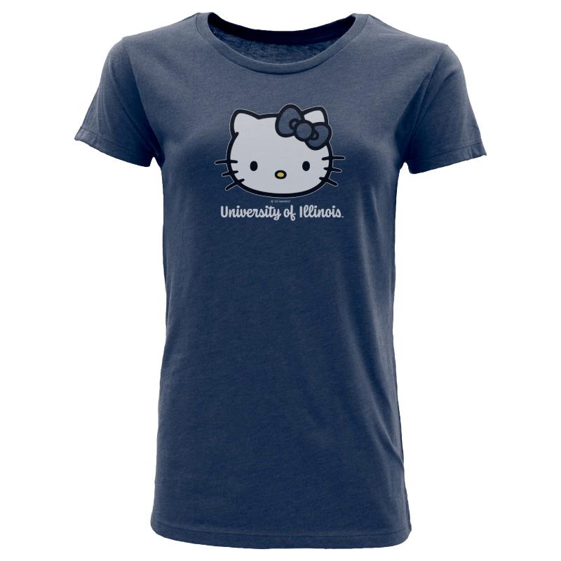Image of Illinois Hello Kitty Bow Out Womens T-Shirt (SKU 1598214813000107) Image of Illinois Hello Kitty Bow Out Womens T-Shirt (SKU 1598214813000107)