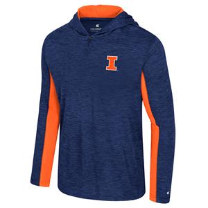 Image of Illinois Always Sunny 1/4 Zip Windshirt