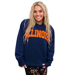 Image of Illinois Arch Sport Crewneck Sweatshirt