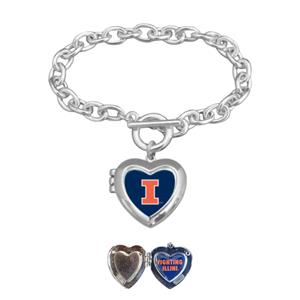 Illinois Bella Locket Bracelet