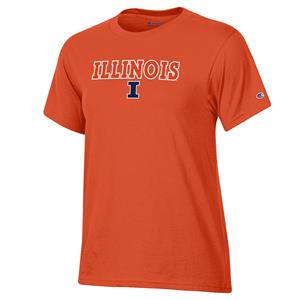 Image of ILLINOIS BLOCK I STADIUM S/S T-SHIRT -  orange