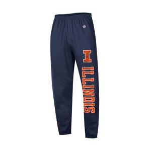 Image of ILLINOIS YOUTH BANDED SWEATPANTS -  navy