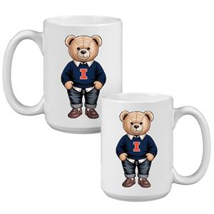 University Of Illinois Teddy Bear Grande Mug