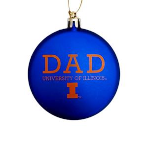 Image of Illinois Dad Block I Ornament