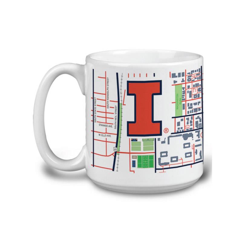 Image of Illinois Campus Map Mug (SKU 160087934000016) Image of Illinois Campus Map Mug (SKU 160087934000016)