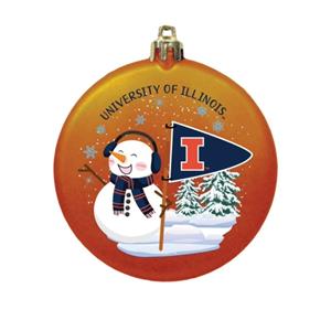 Image of Illinois Snowman Ornament