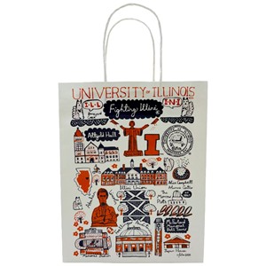 Illinois Julia Gash Paper Tote - main view