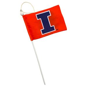 Image of Illinois Block I Flag Ornament