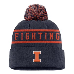 Illinois Nike Fighting Illini Pom Beanie - main view