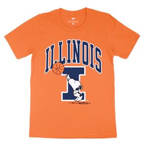 Image of Illinois Peanuts Basketball T-Shirt