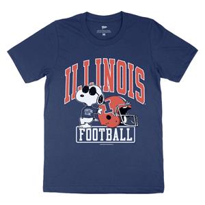 Image of Illinois Peanuts Joe Cool Football T-Shirt