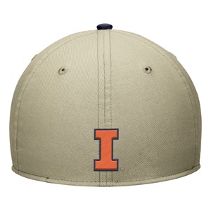 ILLINOIS NIKE FIGHTING ILLINI SWOOSH FLEX HAT -  1