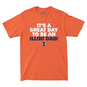 Image of Illinois Great Day Illini Dad T-Shirt