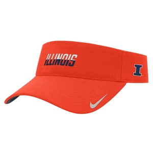 ILLINOIS NIKE ACE VISOR -  orange