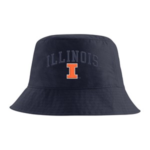Illinois Nike Block I Bucket Hat - main view
