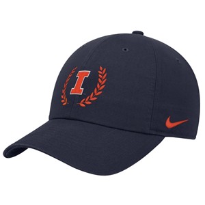 Illinois Nike Block I Unstructured Hat - main view