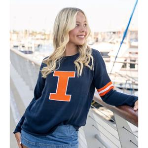 Image of Illinois Block I Go Illini Sweater