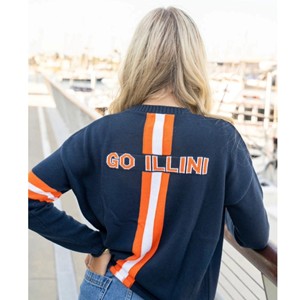 ILLINOIS BLOCK I GO ILLINI SWEATER - 1 (SKU: 160220894000061) ILLINOIS BLOCK I GO ILLINI SWEATER - 1