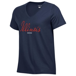 Illinois Mom V-Neck T-Shirt - main view