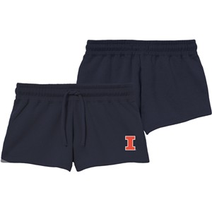 ILLINOIS BLOCK I GAME DAY SHORTS -  navy