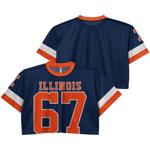 Illinois Game Day Cropped Jersey - main view