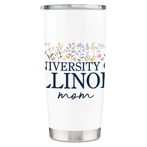 Illinois Mom Flowers Tumbler - main view