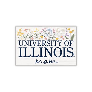 Illinois Mom Flowers Magnet - main view