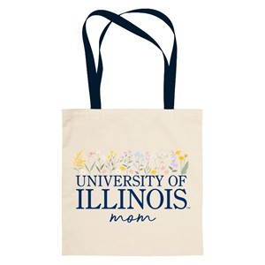 Illinois Mom Flowers Tote - main view