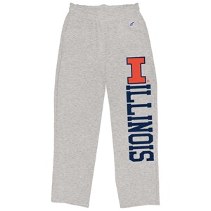 Illinois Block I Womens Open Hem Sweatpants - main view