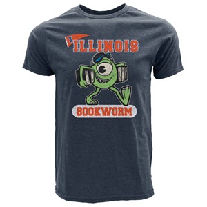 Illinois Monsters Inc Bookworm T-Shirt - main view