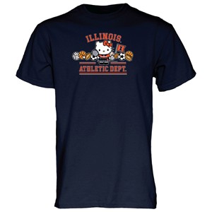Illinois Hello Kitty All Sports T-Shirt - main view