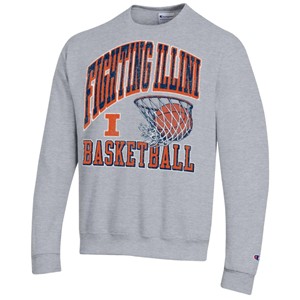 Illinois Fighting Illini Basketball Crewneck Sweatshirt - main view