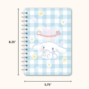 Sanrio Sweet Daisies Cinnamoroll Agatha Notebook - main view