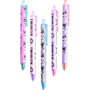Kuromi Soft-Touch Gel Pen Set - main view