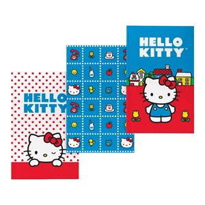 Retro Hello Kitty Boxed Mini Notebook Trio - main view