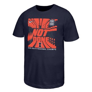 Illini Men’S Basketball 2026 Final Four Locker Room Youth T-Shirt - main view