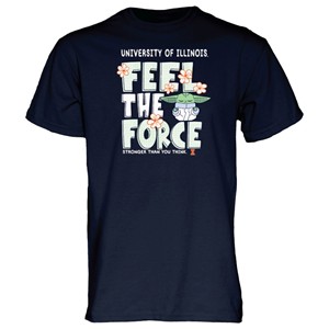 Illinois Star Wars Feel The Force T-Shirt - main view