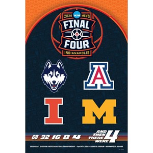 Illini Men's Basketball 2026 Final Four Poster - main view
