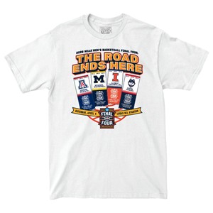 Illini Mens Basketball 2026 Final Four Ticket T-Shirt - main view