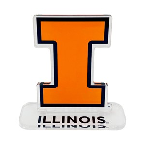 Illinois Block I Acrylic Standee - main view