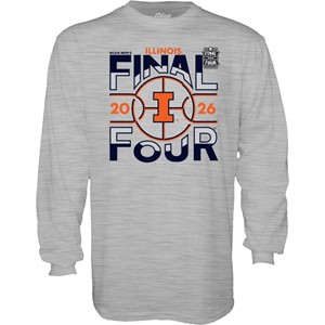 (PREORDER) Illini Men's Basketball 2026 Final Four Long Sleeve T-Shirt - main view