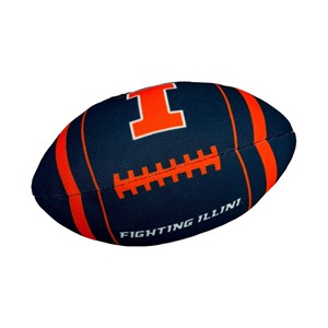 Illinois Football Dog Toy - main view