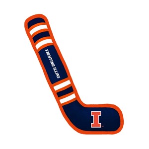 Illinois Hockey Stick Dog Toy - main view
