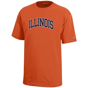 ILLINOIS ARCH YOUTH T-SHIRT -  orange